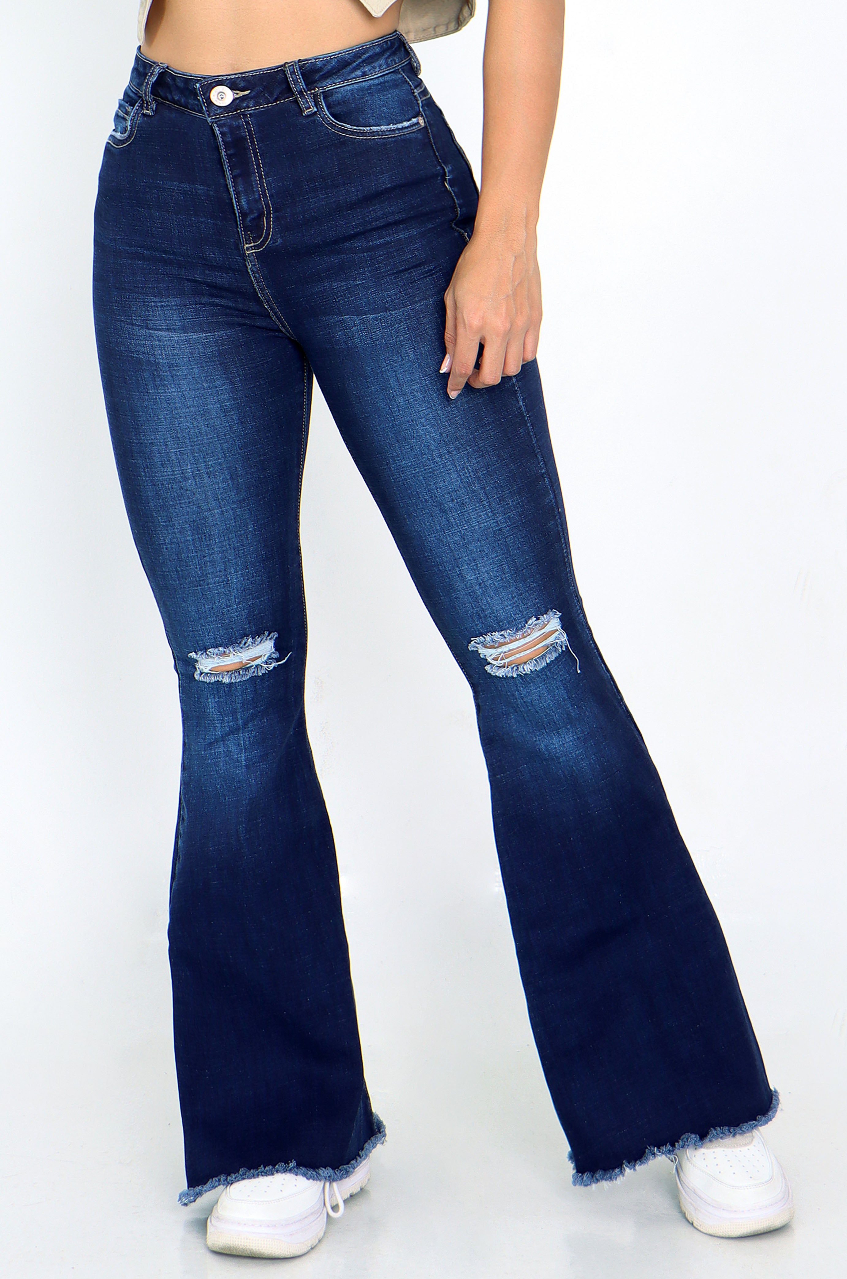 Jeans para Mujer Levanta Cola Bota Campana UP-1659 - Jeans de Moda