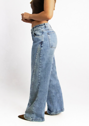 Jean Wide Con Taches  - 715052