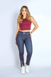 Jean  Skinny Botones - 116019