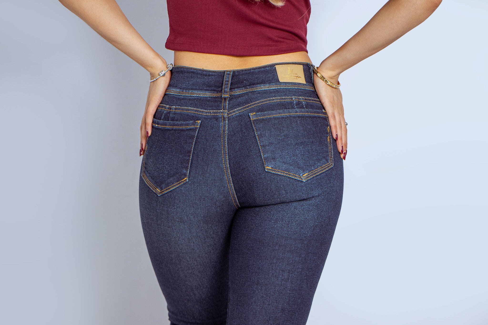 Jean  Skinny Botones - 116019