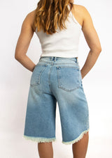 Bermuda Desflecado Con Taches - 715046