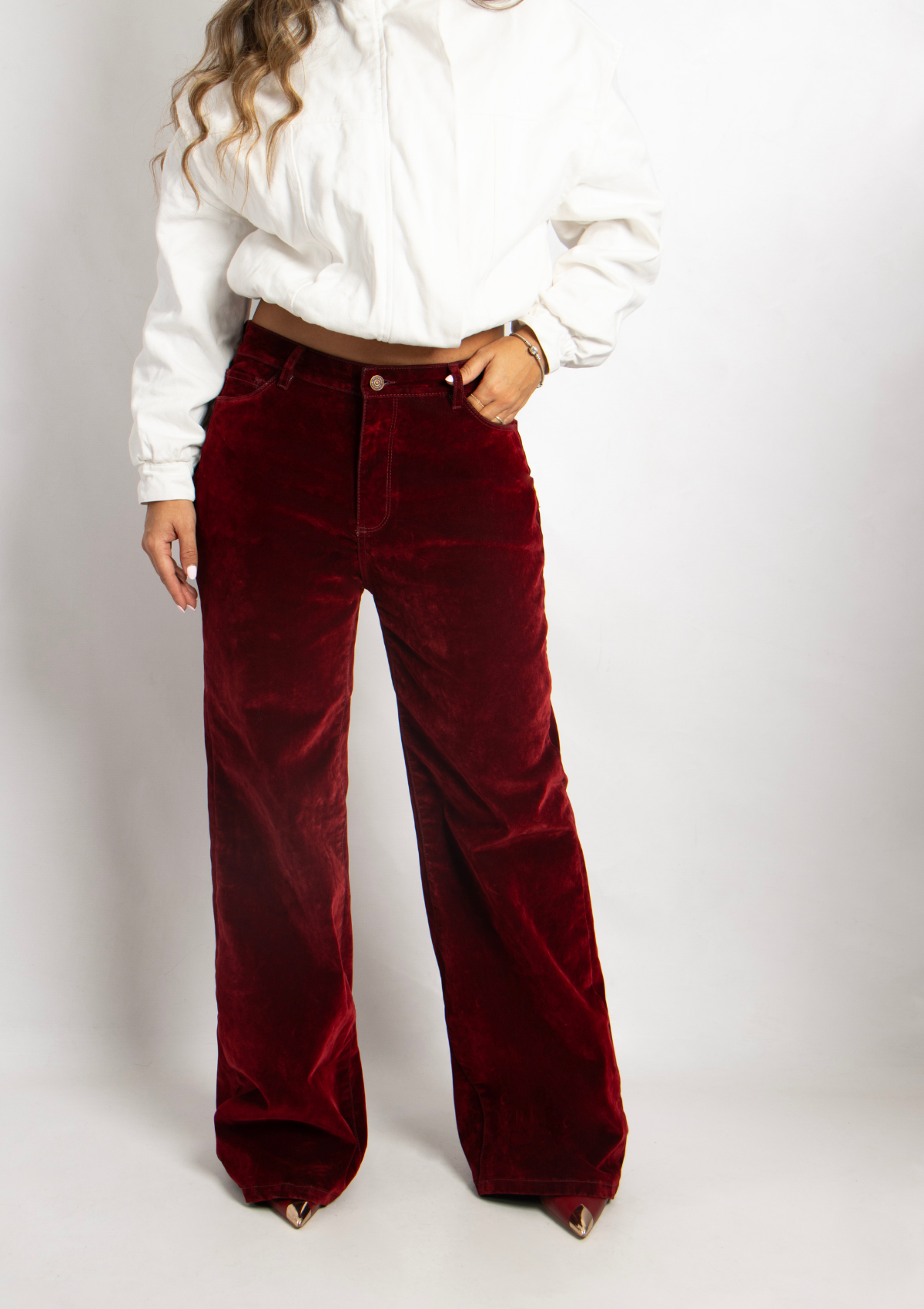 Jean Wide Leg Velvet - 716008