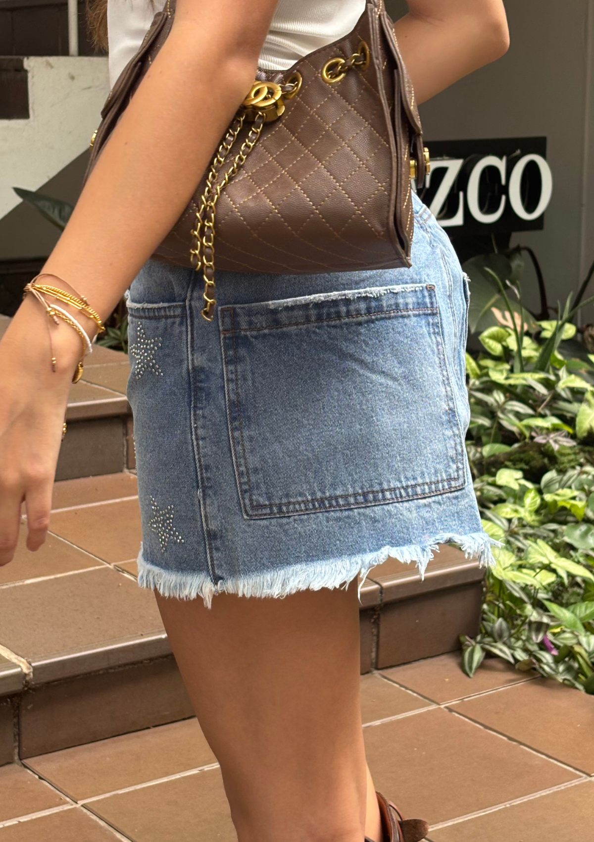Falda Denim Estrellas - 716038