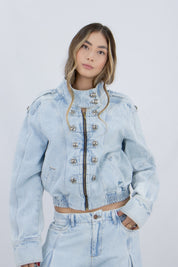 Chaqueta Denim - 7CH604 PRE ORDEN