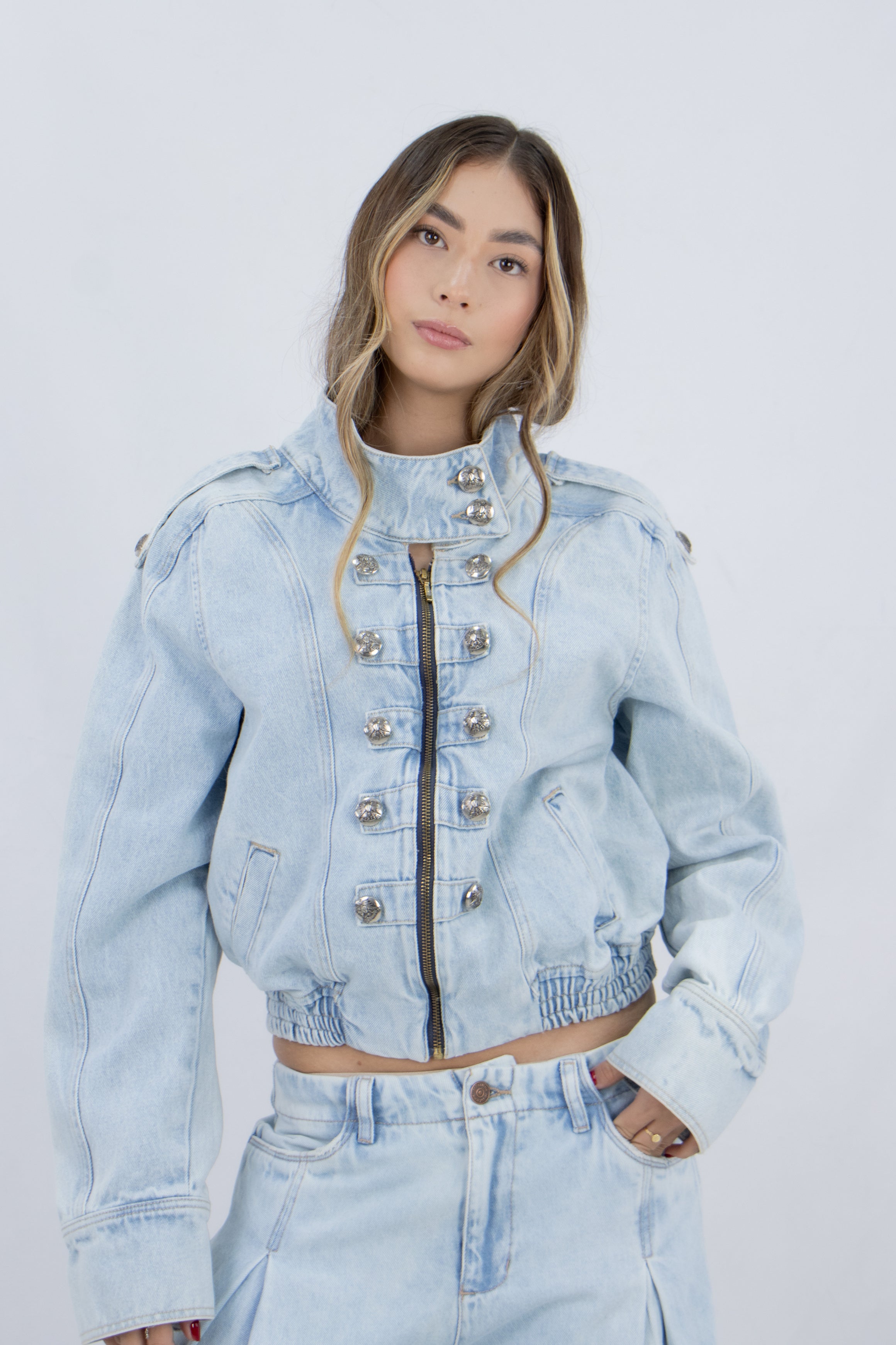 Chaqueta Denim - 7CH604 PRE ORDEN