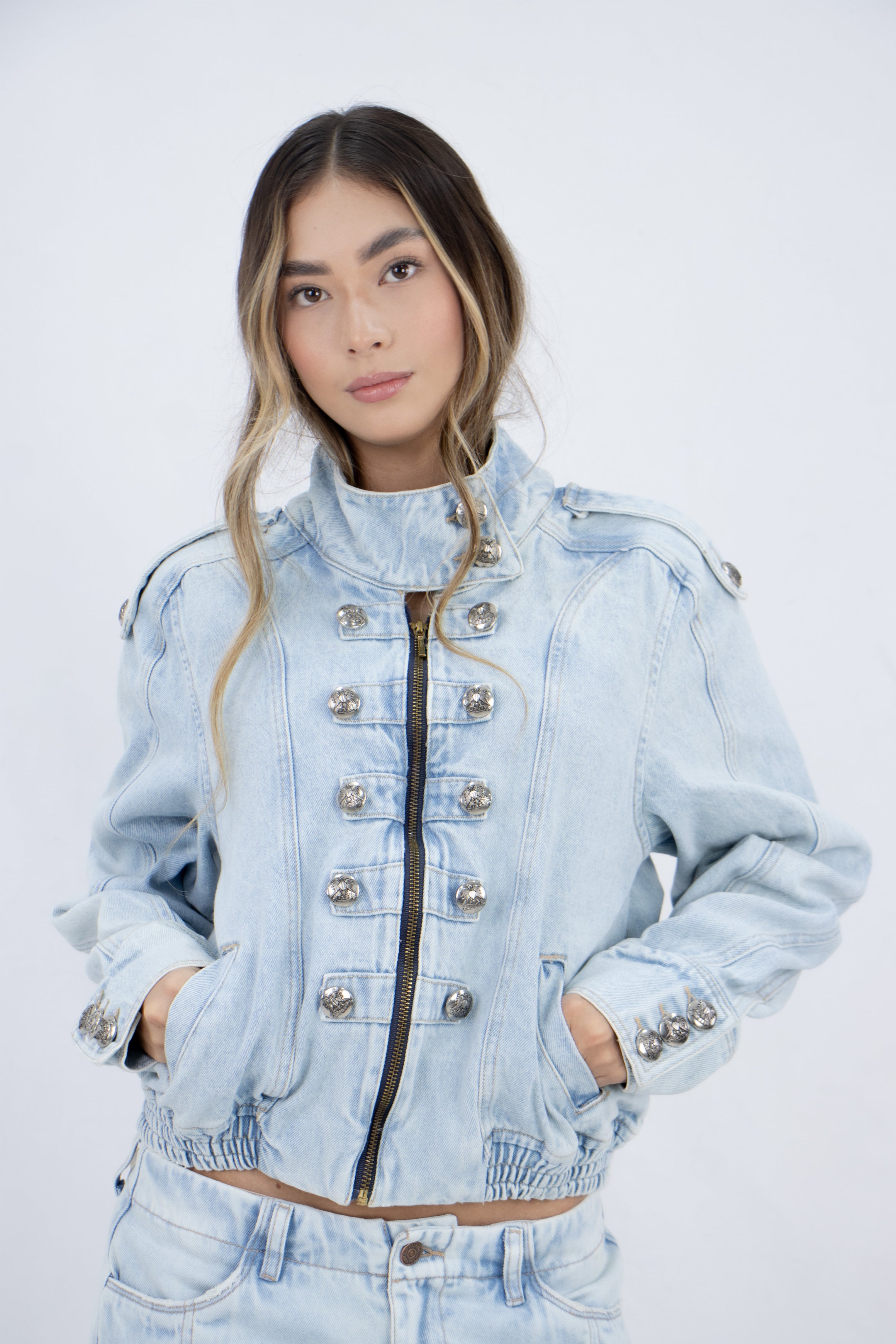 Chaqueta Denim - 7CH604 PRE ORDEN