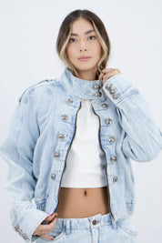 Chaqueta Denim - 7CH604 PRE ORDEN
