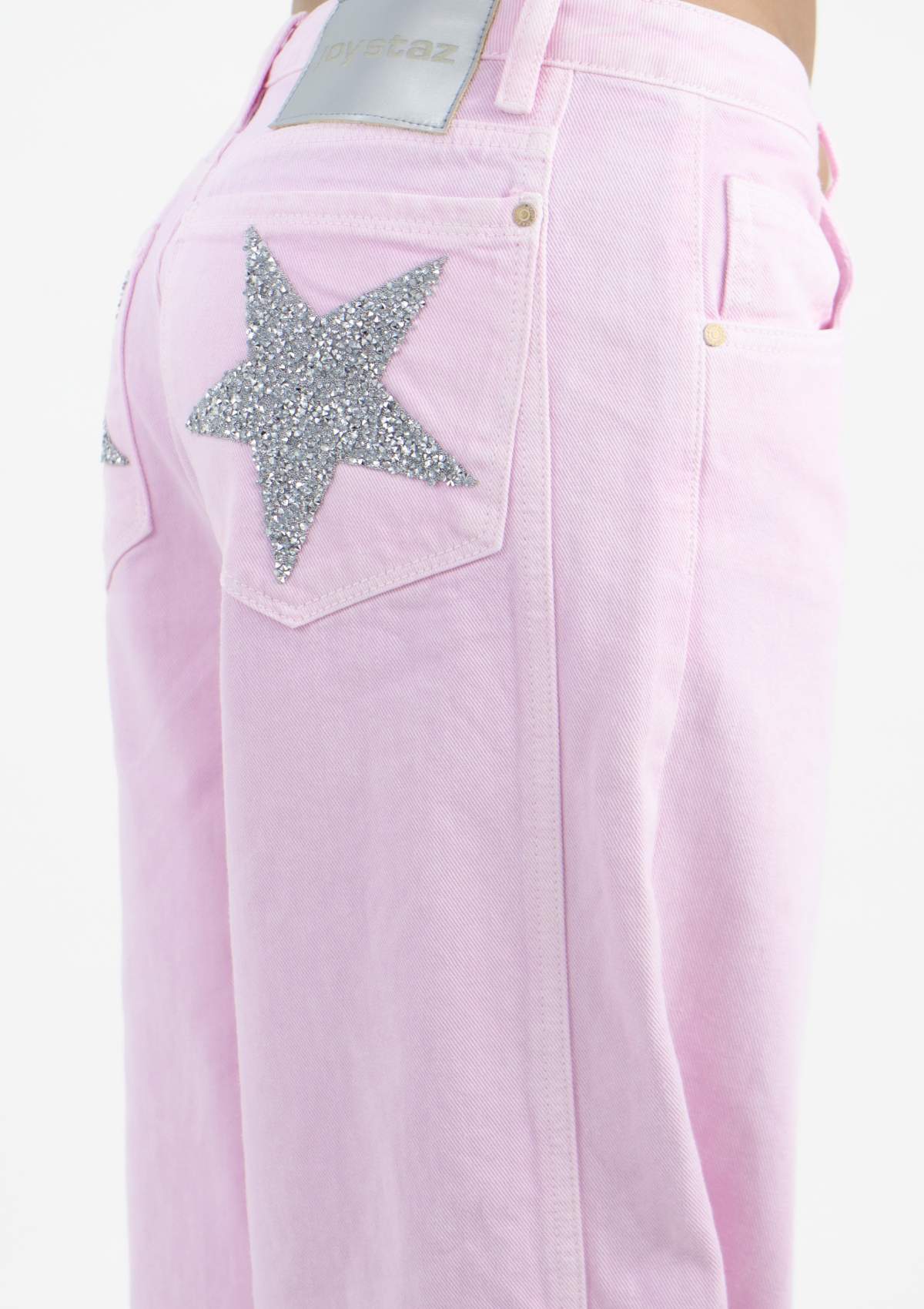 Wide Leg Rosa con Estrellas - 716064
