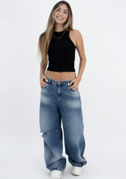 Wide Leg con Tapas - 716040