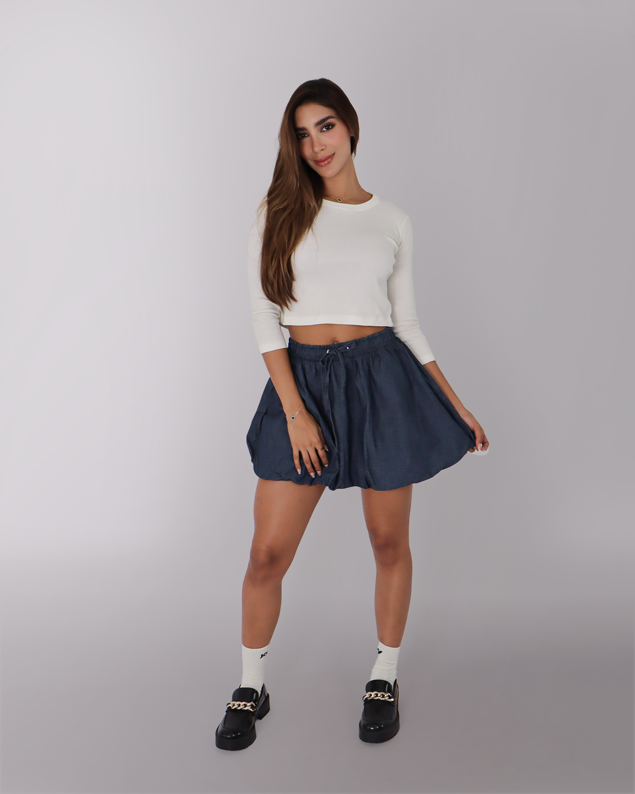 Falda Globo De Indigo - 734006