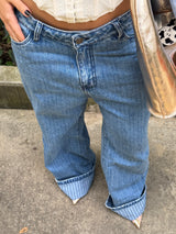 Jean Wide Leg rayas - 716024