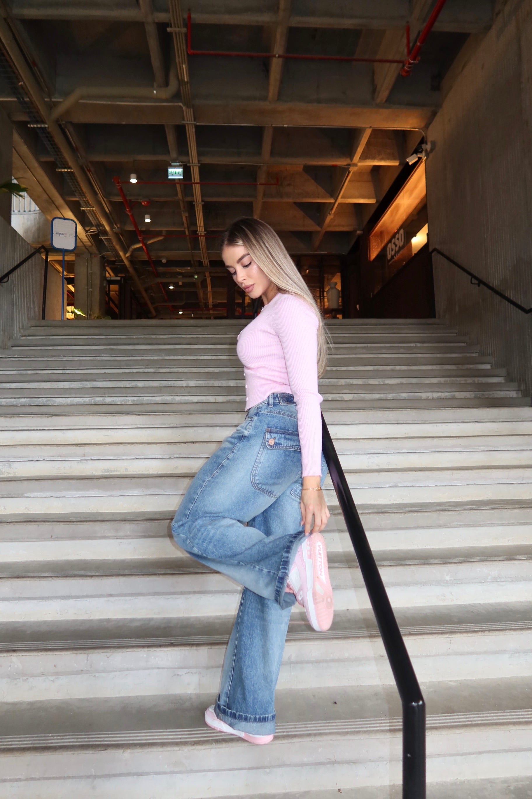 Wide Leg con Tapas - 716040