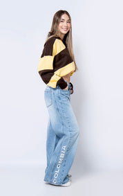 Jean Wide Leg made in col - 716033 pre - order