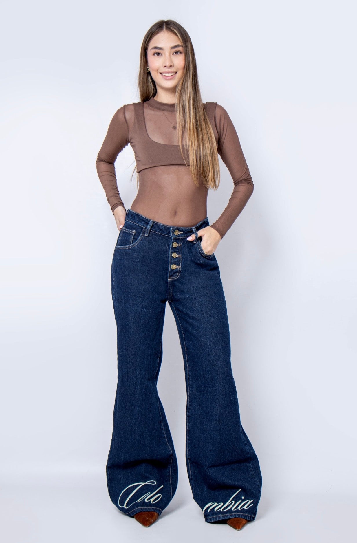 Jean Wide Leg Colombia - 716034 pre - order