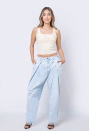 Jean Ballon Pliegues -716015