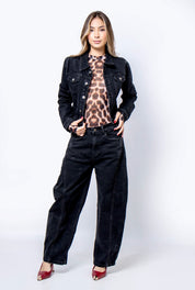 Jean Barrel negro - 716029