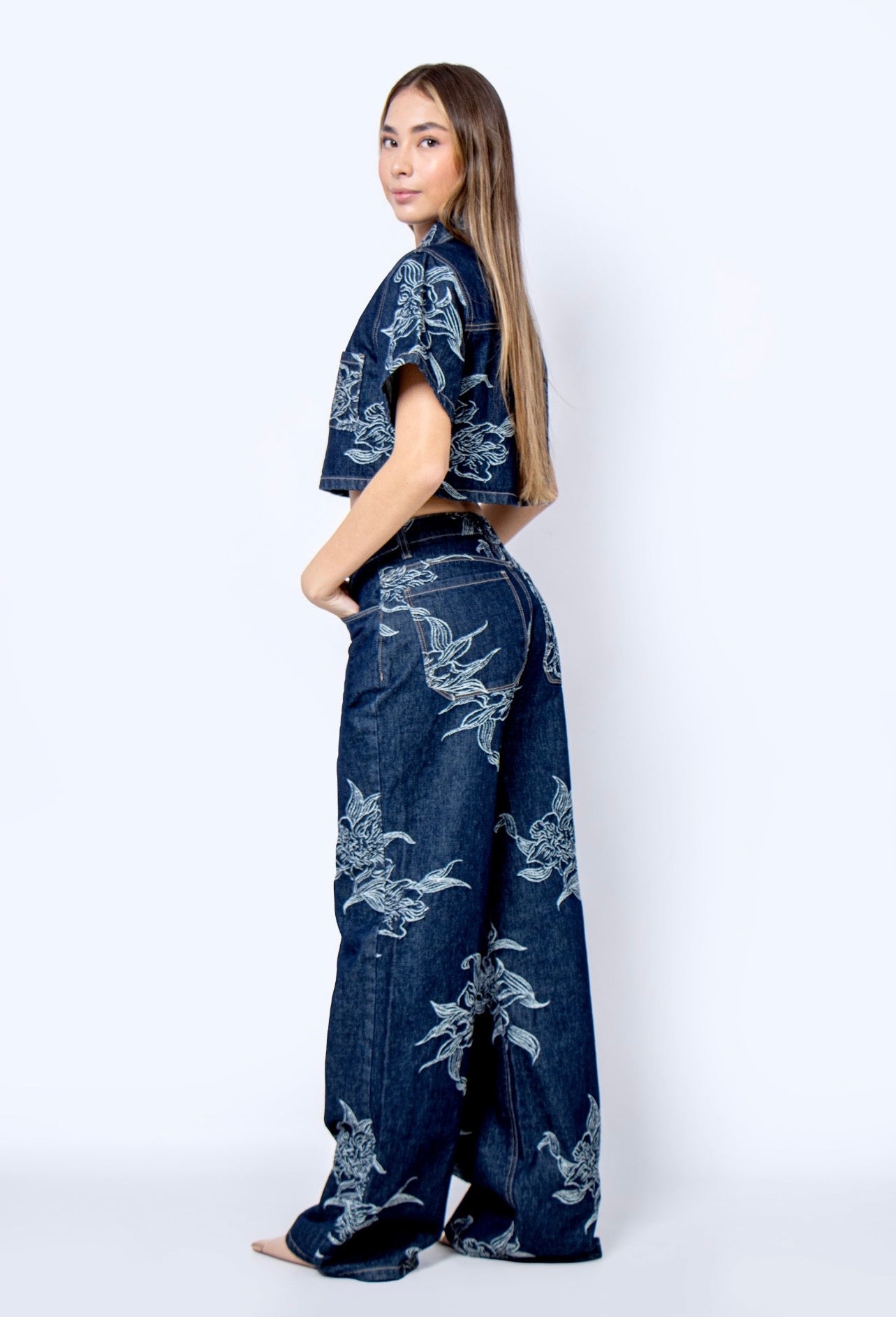 Set chaleco - jean Denim P56003