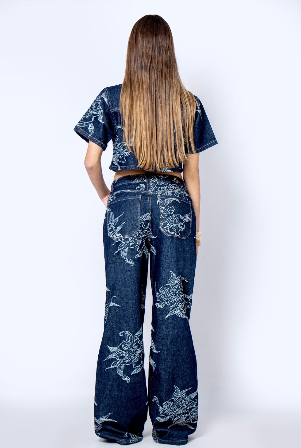 Set chaleco - jean Denim P56003