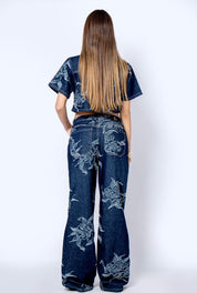 Set chaleco - jean Denim P56003