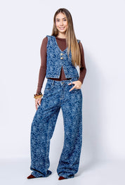 Set chaleco - jean Denim P56002