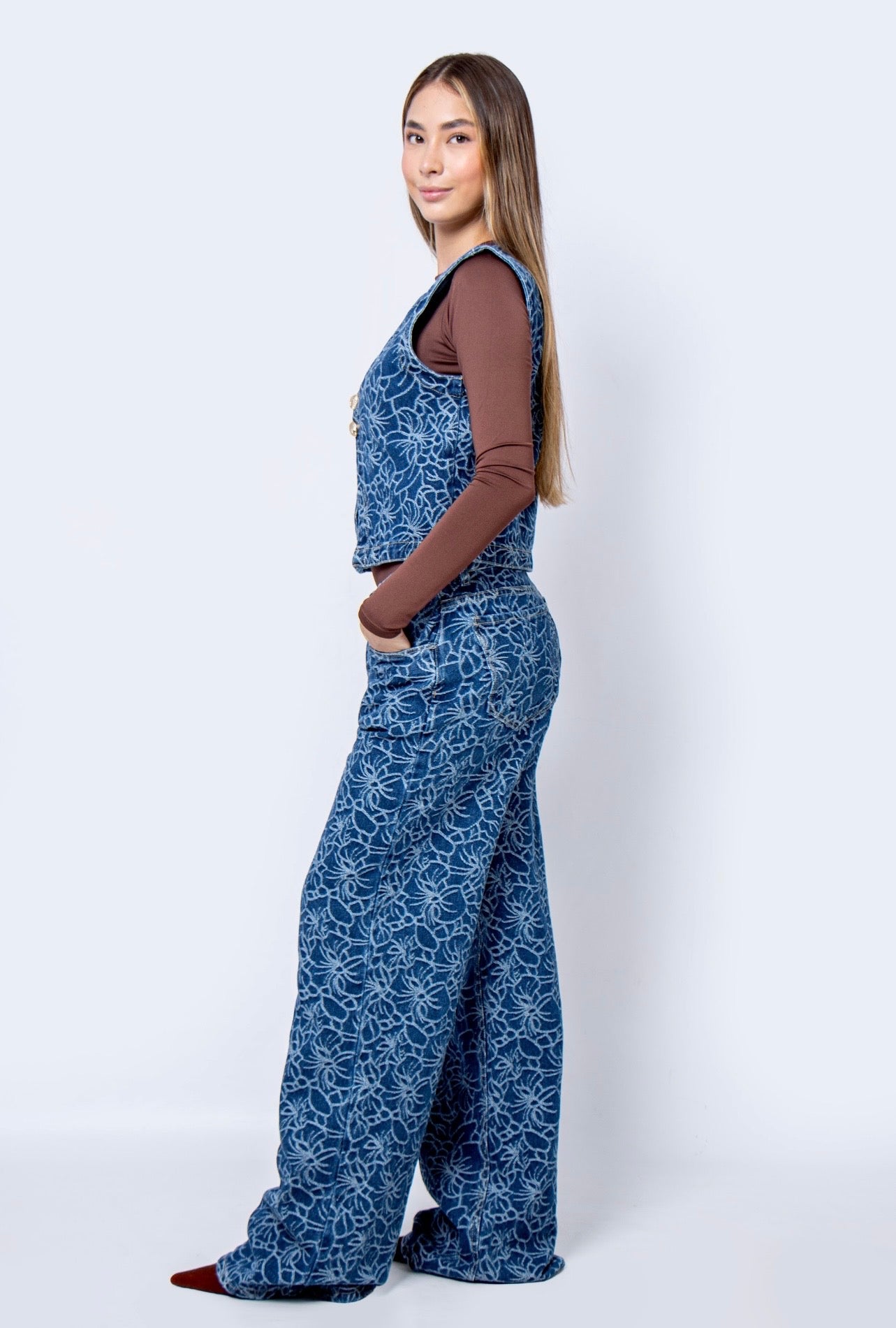 Set chaleco - jean Denim P56002