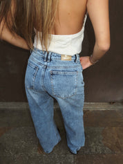 Jean Wide Con Taches  - 715052