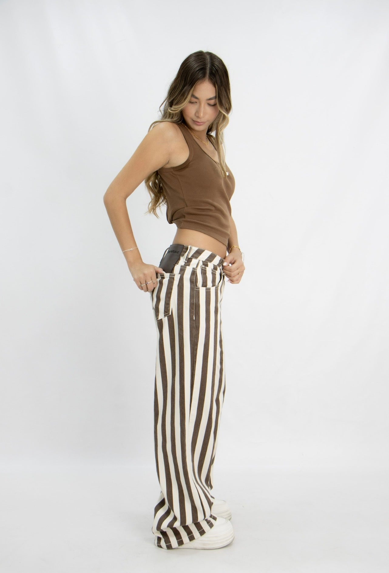 Jean Wide Leg rayas - 716035