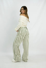 Jean Wide Leg rayas - 716035