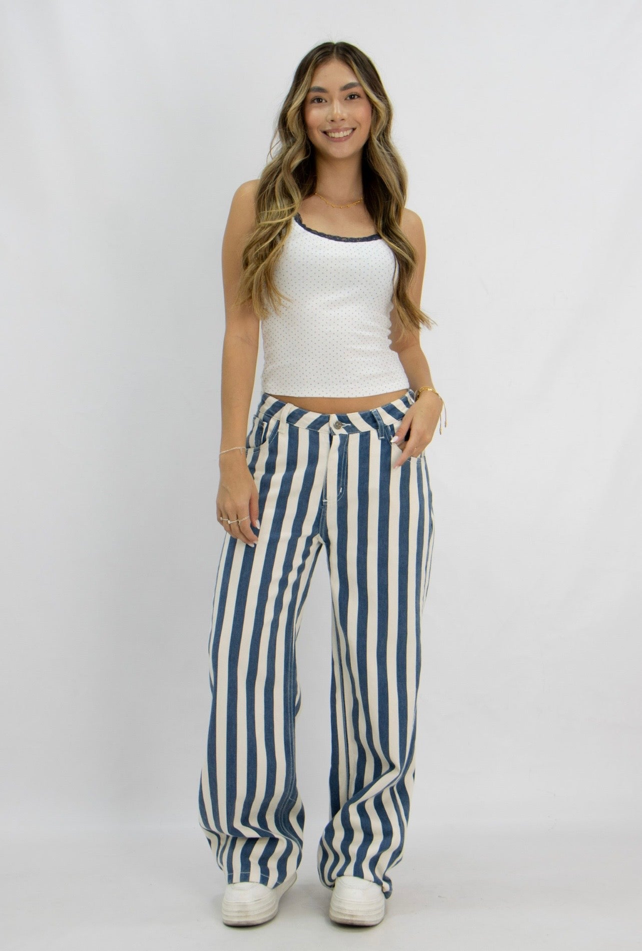 Jean Wide Leg rayas - 716035