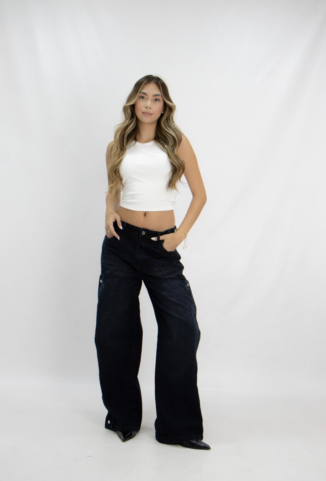 Jean Wide Leg broches  - 716019