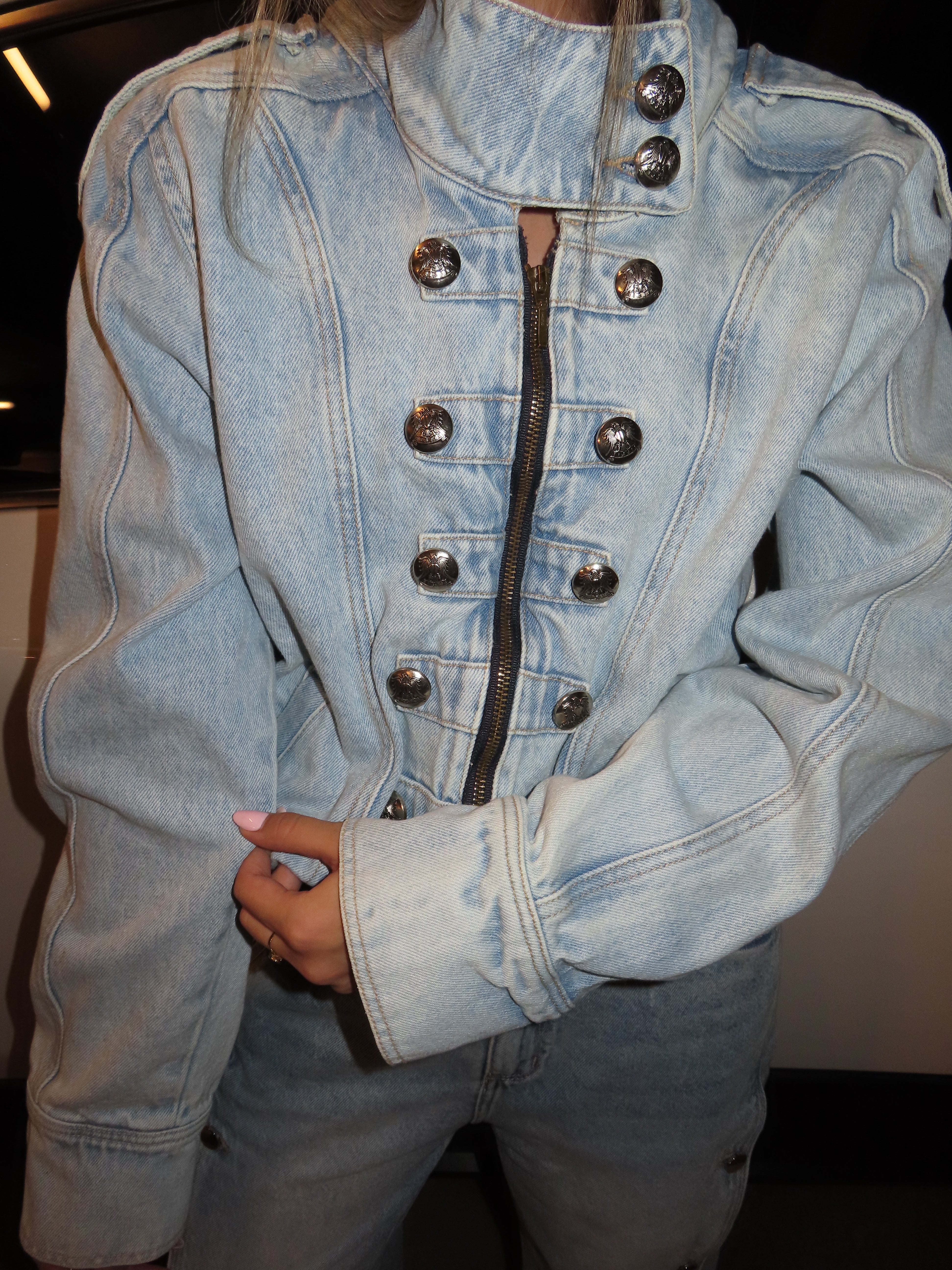 Chaqueta Denim - 7CH604 PRE ORDEN