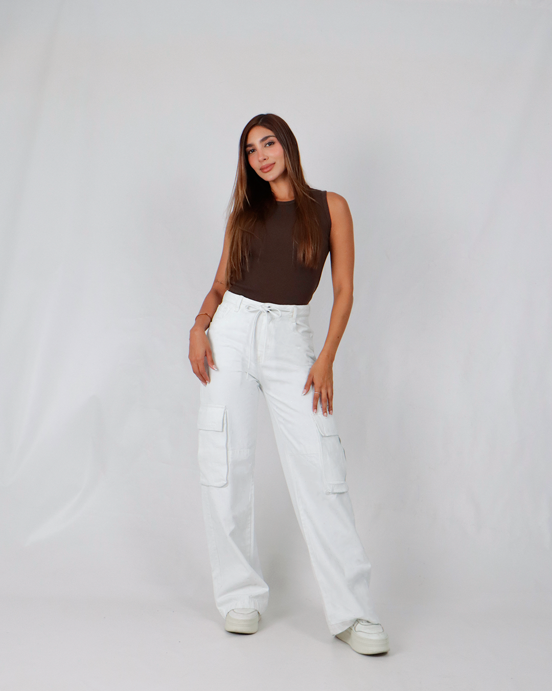 Jean Wide Leg Cargo  - 715054