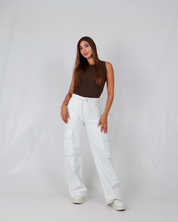 Jean Wide Leg Cargo  - 715054