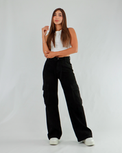 Jean Wide Leg Cargo  - 715054