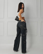 Jean Cargo Azul Oscuro - 714043