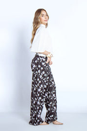 Jean Wide Leg flores - 716017
