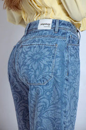 Jean Wide Leg Estampado - 716010