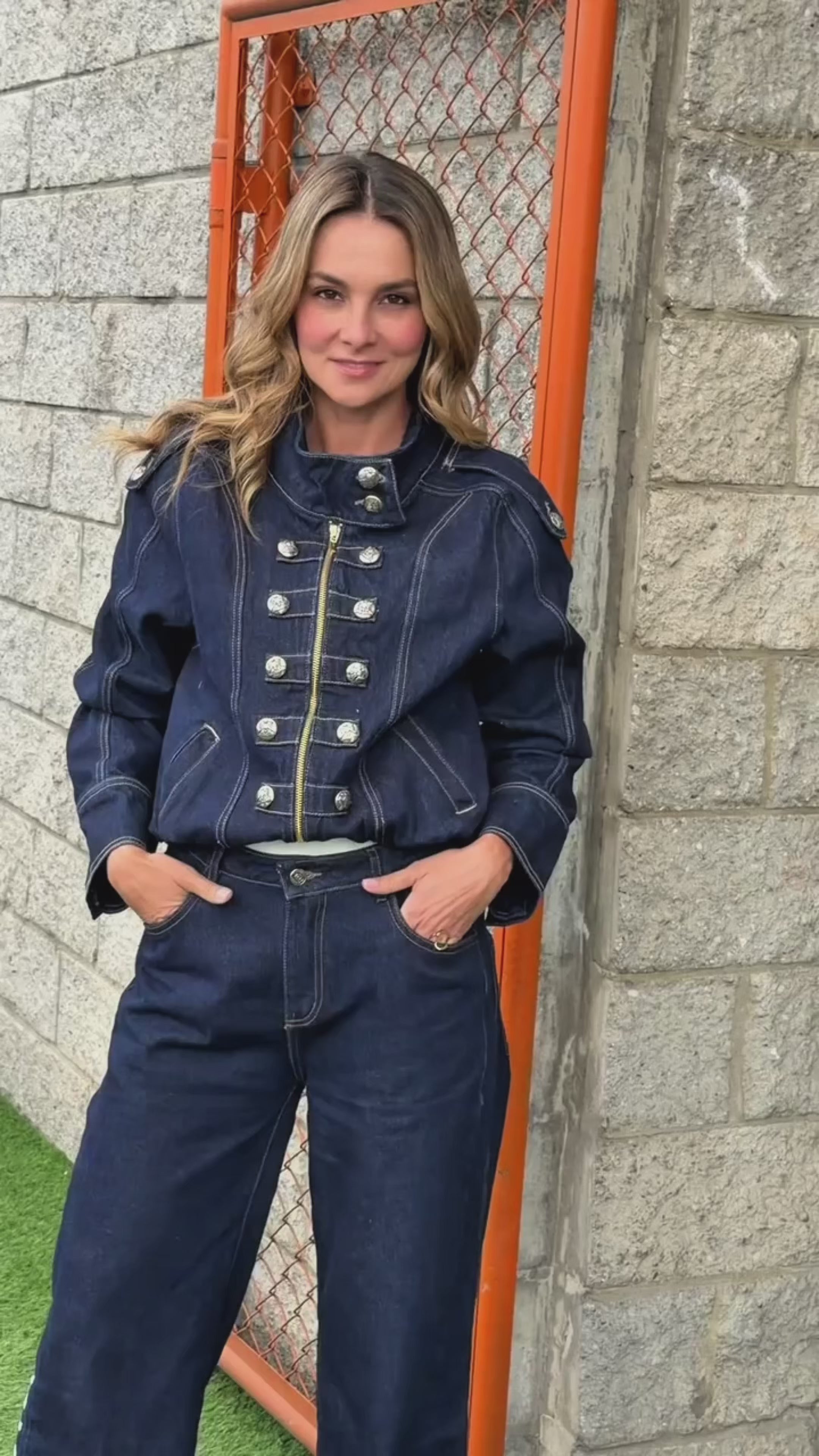 Chaqueta Denim - 7CH604 PRE ORDER